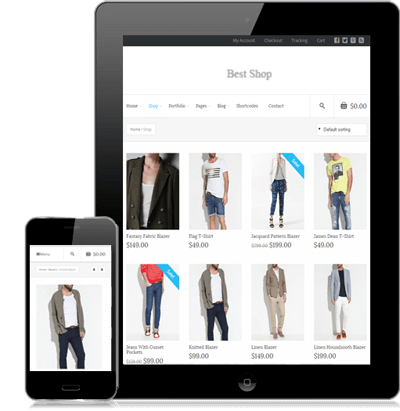 ECommerce mobile website and mCommerce in Los Angeles